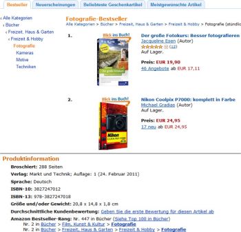 Nikon Coolpix P7000 auf Platz 2