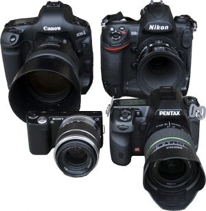 verschiedene "Systemkameras"