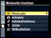 DSLR-Menüs