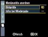 DSLR-Menüs