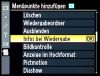 DSLR-Menüs